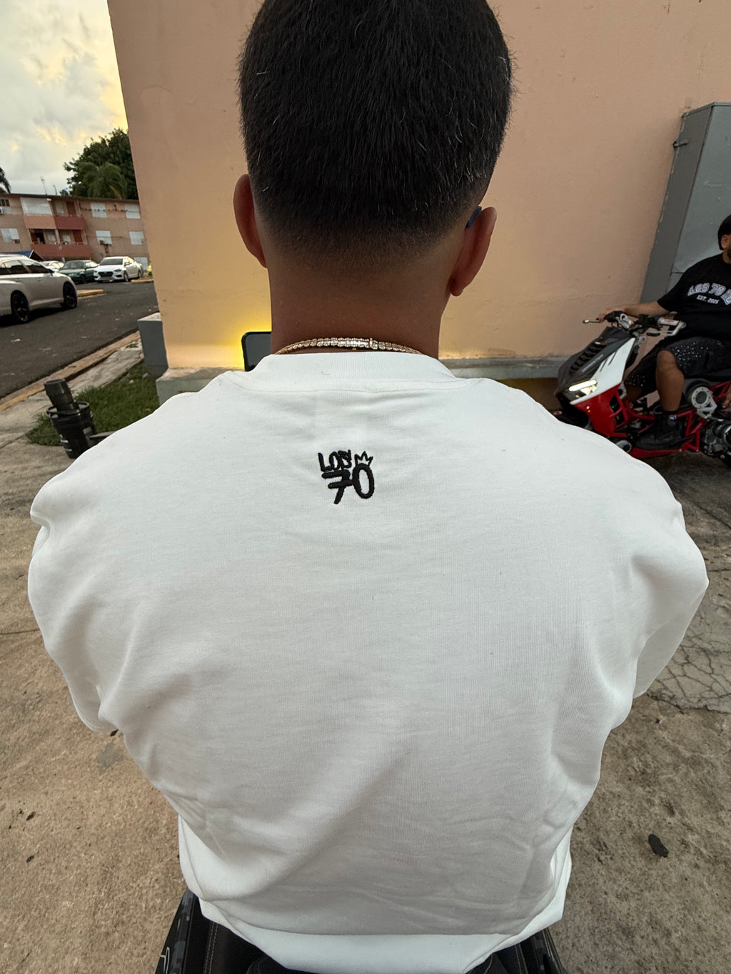 “70NG” WHITE SHIRT